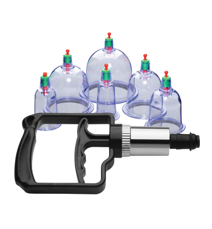 Sukshen 6 Piece Cupping Set with Acu-Points