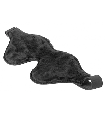 Strict Leather Black Fleece Lined Blindfold