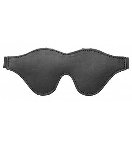 Strict Leather Black Fleece Lined Blindfold
