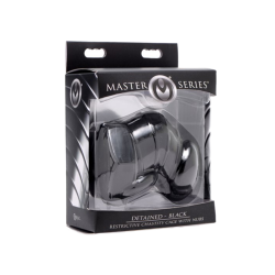 Detained Black Restrictive Chastity Cage