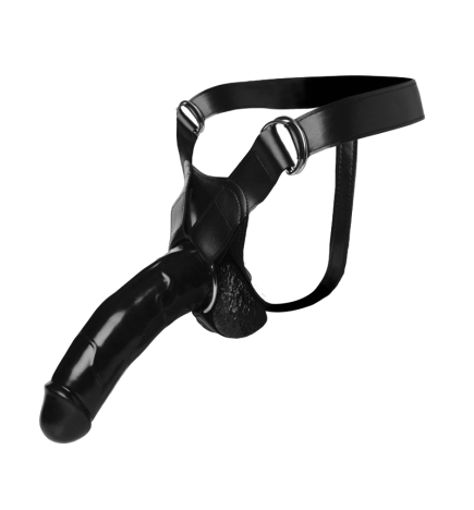 Infiltrator II Hollow Strap-on and 9 in Dildo