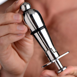 Stainless Steel Locking Anal Plug