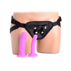 Double G Deluxe Vibrating Strap On Kit