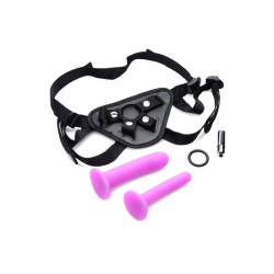 Double G Deluxe Vibrating Strap On Kit