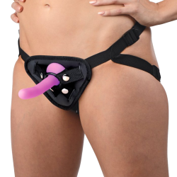 Double G Deluxe Vibrating Strap On Kit