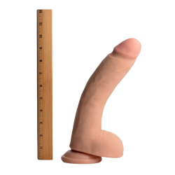 Zach SkinTech Realistic 10 Inch Dildo