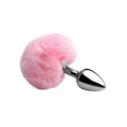 Fluffy Bunny Tail Anal Plug