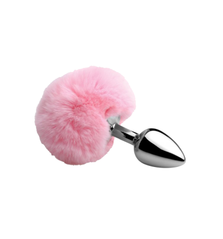 Fluffy Bunny Tail Anal Plug