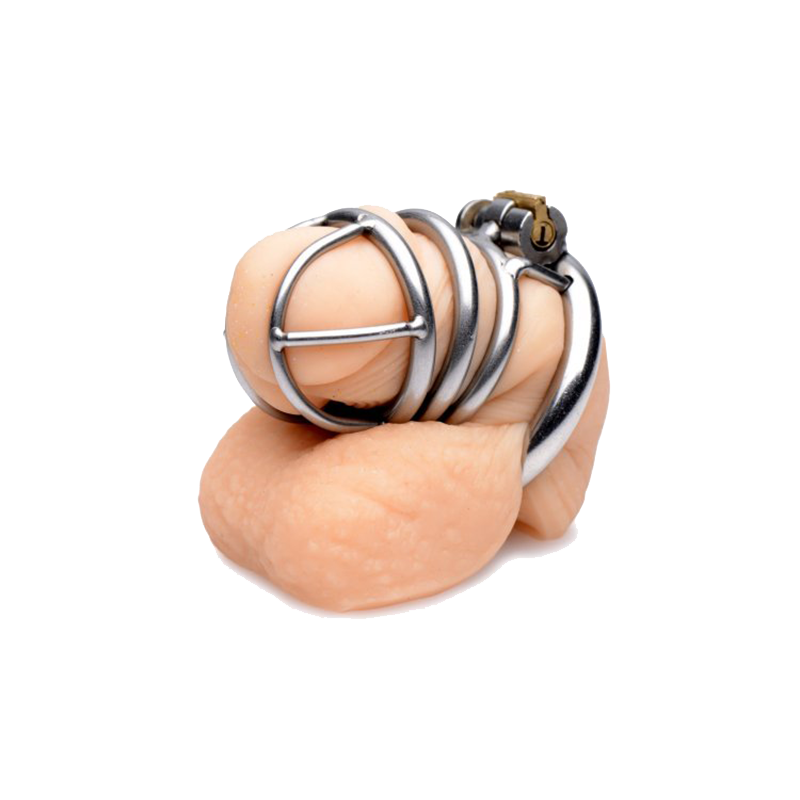 The Pen Deluxe Stainless Steel Locking Chastity Cage The Pen Deluxe Stainless Steel Locking Chastity Cage