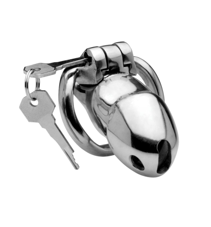 Rikers 24-7 Stainless Steel Locking Chastity Cage