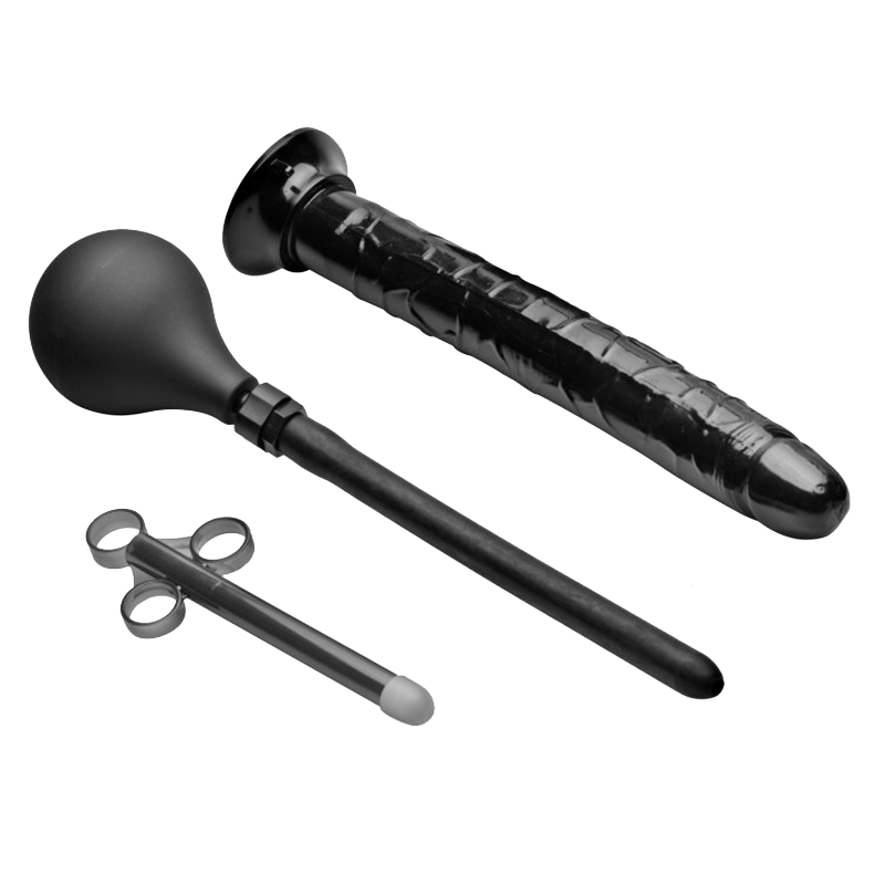 Go Deep Anal Cleansing Kit with Huge Dildo Go Deep Anal Cleansing Kit with Huge Dildo
