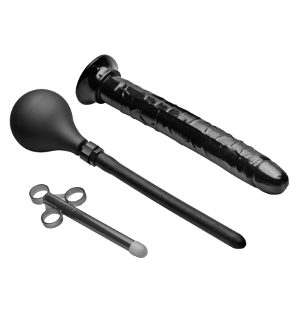 Go Deep Anal Cleansing Kit with Huge Dildo