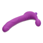 Royal Revolver Vibrating Strapless Silicone Strap On Dildo