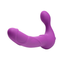 Royal Revolver Vibrating Strapless Silicone Strap On Dildo