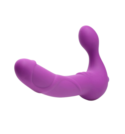 Royal Revolver Vibrating Strapless Silicone Strap On Dildo