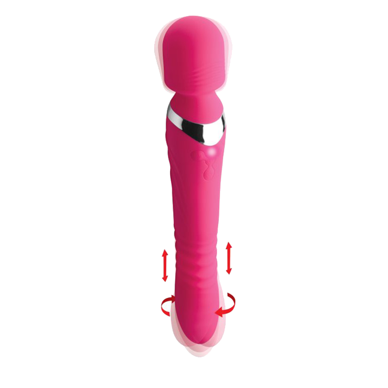 Ultra Thrusting and Vibrating Silicone Wand