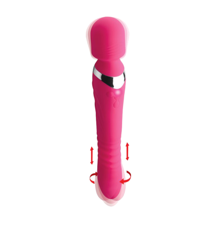Ultra Thrusting and Vibrating Silicone Wand