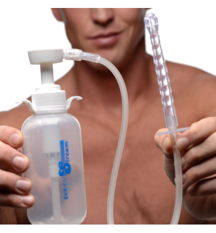 Pump Action Enema Bottle with Nozzle