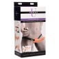 Power Pegger Silicone Vibrating Double Dildo with Harness