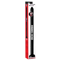Hosed 19 Inch Ribbed Anal Snake
