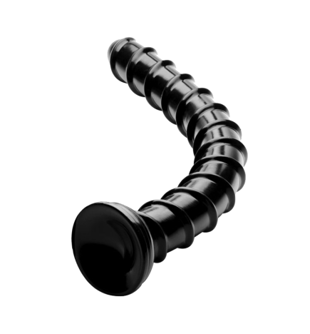 Hosed 18 Inch Swirl Thick Anal Snake