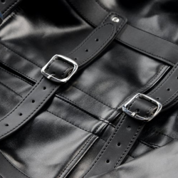 Strict Leather PU Straight Jacket