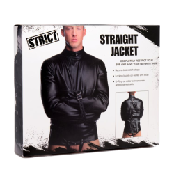Strict Leather PU Straight Jacket