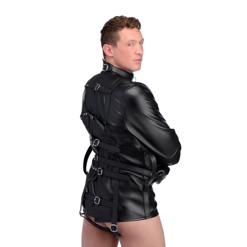 Strict Leather PU Straight Jacket