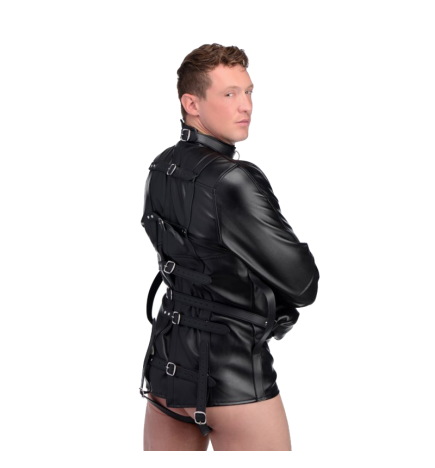 Strict Leather PU Straight Jacket