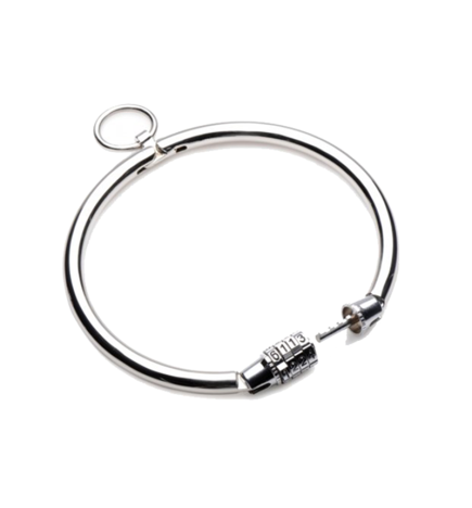 Stainless Steel Combination Lock Slave Collar