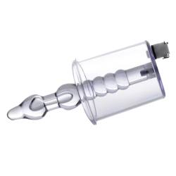 Anal Pump Cylinder with Stimulator Shaft