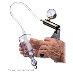 Anal Pump Cylinder with Stimulator Shaft