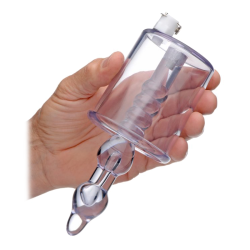 Anal Pump Cylinder with Stimulator Shaft