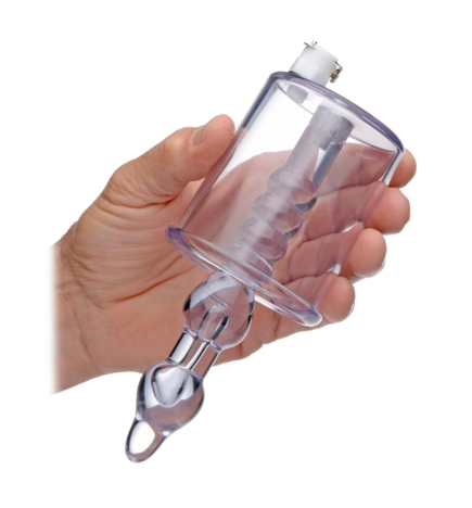 Anal Pump Cylinder with Stimulator Shaft