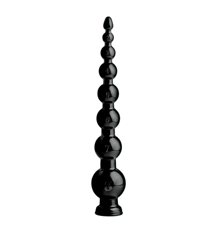 Hosed 19 Inch Graduated Bead Anal Snake