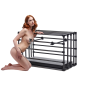 Kennel Adjustable Puppy Cage with Padded Board
