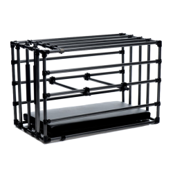 Kennel Adjustable Puppy Cage with Padded Board