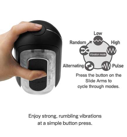 Flip 0-Zero Electronic Vibration Stroker