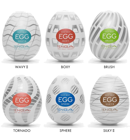 Easy Beat Egg New Standard Masturbator Six Pack