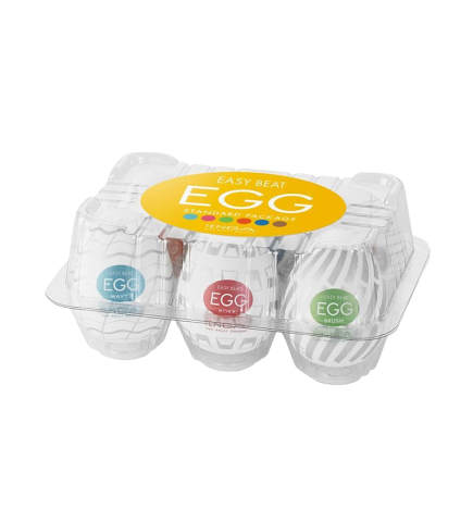 Easy Beat Egg New Standard Masturbator Six Pack