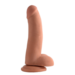Ultra Real 8 Inch Dual Layer Suction Cup Dildo