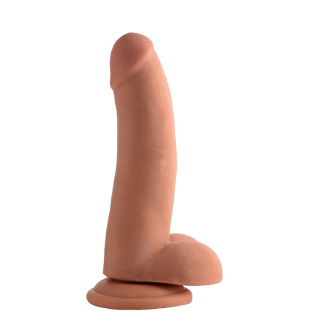 Ultra Real 8 Inch Dual Layer Suction Cup Dildo