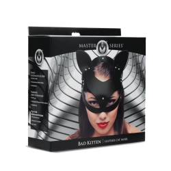 Bad Kitten Leather Cat Mask