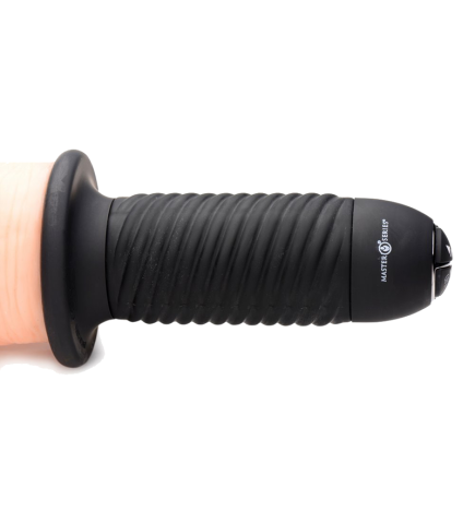 Onslaught 13 Mode XXL Vibrating Giant Dildo Thruster - Flesh