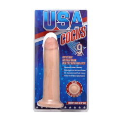 9 Inch Ultra Real Dual Layer Suction Cup Dildo without Balls