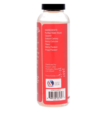 Strawberry Flavored Lubricant - 2 oz.