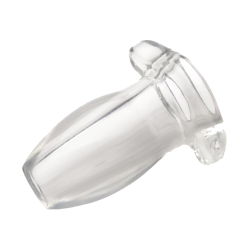PeepHole Clear Hollow Anal Plug
