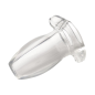 PeepHole Clear Hollow Anal Plug