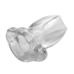 PeepHole Clear Hollow Anal Plug