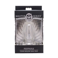 PeepHole Clear Hollow Anal Plug